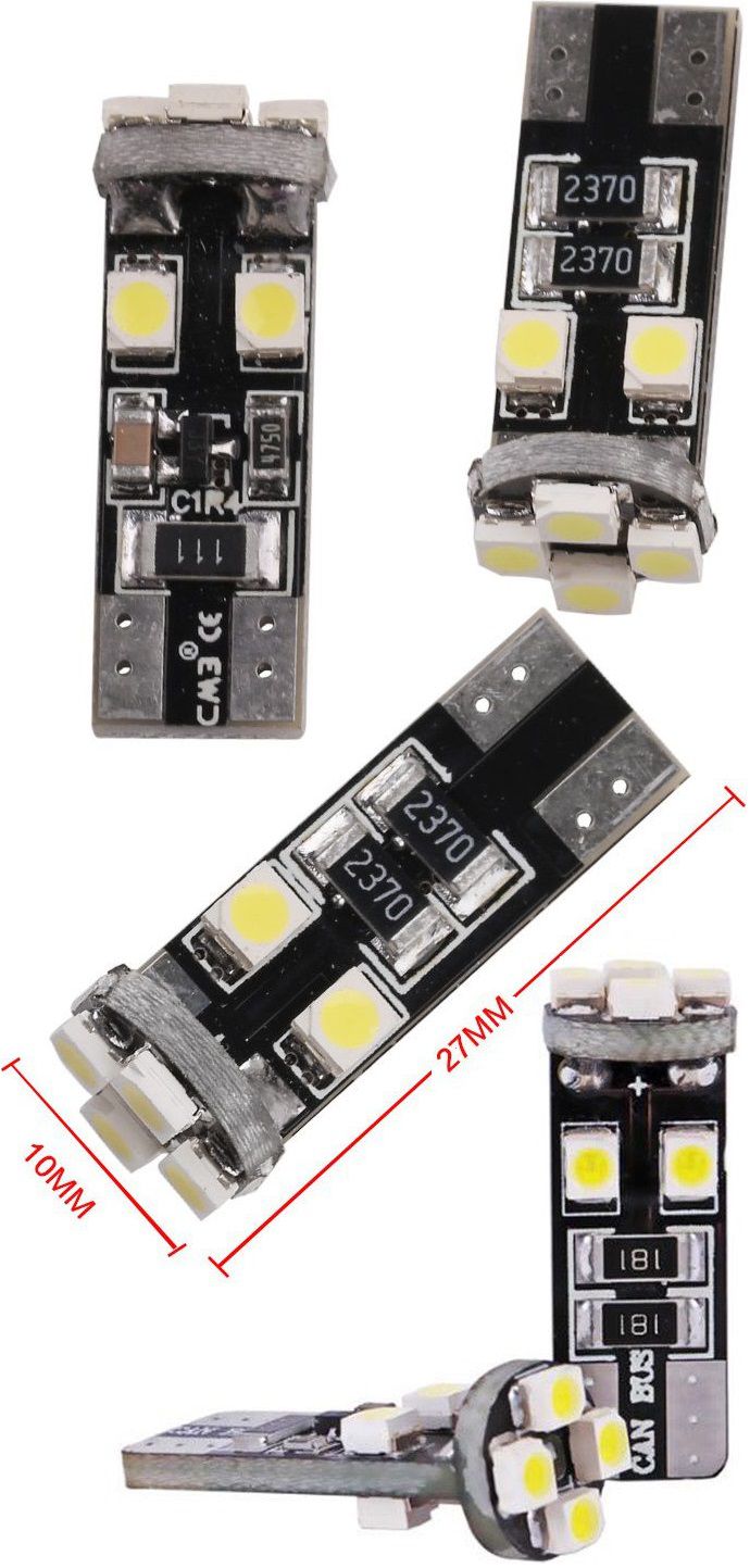 Bombilla T10 Canbus 8Led